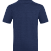Round Neck T-Shirt 100% Cotton - DARK BLUE MELANGE