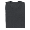 Round Neck T-Shirt 100% Cotton - DARK GREY MELANGE