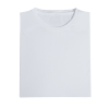 Round Neck T-Shirt 100% Microfiber - WHITE