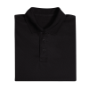 Polo T Shirt 100% Microfiber - BLACK