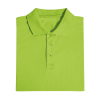 Polo T Shirt 100% Microfiber - LIME GREEN