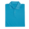 Polo T Shirt 100% Microfiber - SEA BLUE