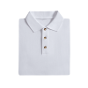 Polo T Shirt 60% Cotton 40% Polyester - WHITE