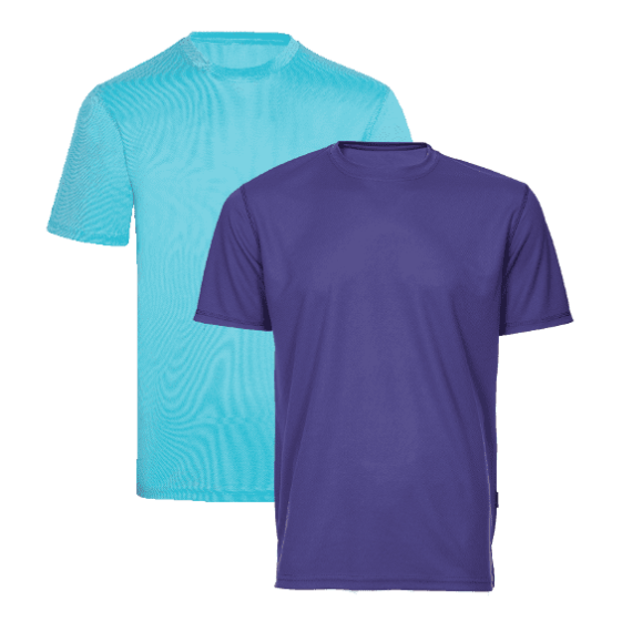 Round Neck T-Shirt 100% Microfiber