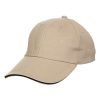 Baseball Cap 100% Cotton - Khaki (S/navy)