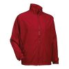 Windbreaker High Density, 100% Polyester - Maroon, Black Pipping